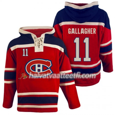Miesten NHL Montreal Canadiens Brendan Gallagher 11 Punainen Sawyer Hooded Sweatshirt Miesten NHL Montreal Canadiens Brendan Gallagher 11 Punainen Sawyer Hooded Sweatshirt